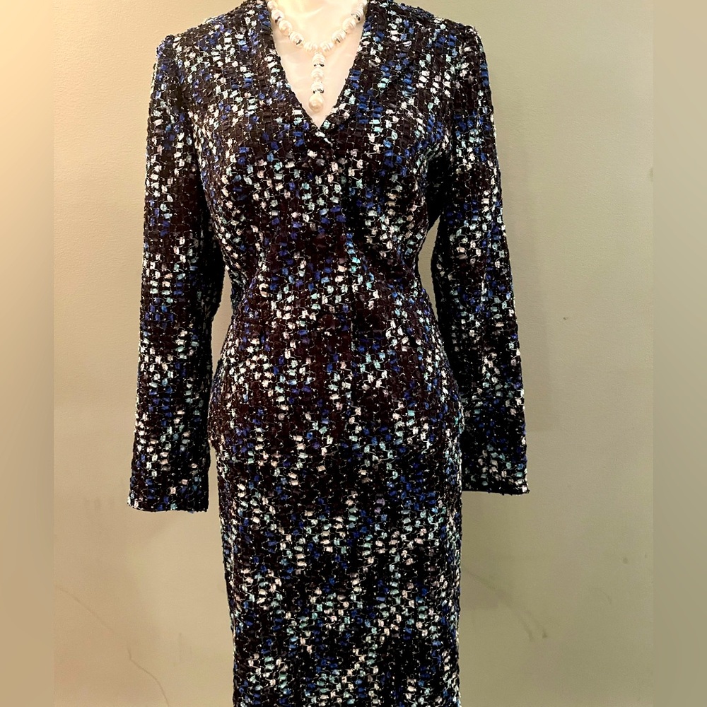 Kay Unger Metallic Evening Suit - Size 12